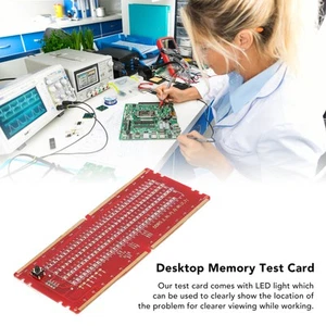 DDR5 RAM-Speichersteckplatz-Testerkarte Mit LED-Leuchten Tragbar Für PC-Mo DON - Afbeelding 1 van 22