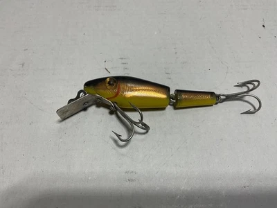 L&S MIRROLURE 3" Jointed Sinker Crankbait Lure Silver w/Black Back - Image 1 of 3