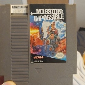 Cartucho de juego Mission Impossible NES Nintendo aut&eacute;ntico probado funcionando