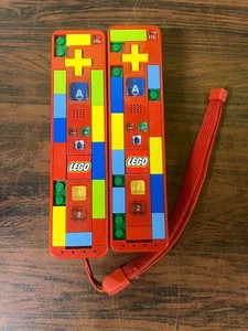 2 set of LEGO Build & Play Wii Remote Nintendo Wii Controller Wiimote Tested - Picture 1 of 3