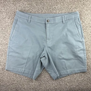 Lululemon Shorts Mens 36 Blue Commission Slim Fit Golf Chino Casual Zip Pocket - Picture 1 of 20