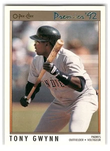 Tony Gwynn 1992 O-Pee-Chee Premier Baseball #106 San Diego Padres - Picture 1 of 2