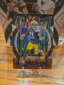 Jayden Reed 2024 Panini Select Football - Concourse Level Shock Prizm #68 - Picture 1 of 3