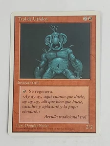MTG Uthden Troll (Spanish 4th Edition (WB)/Red/U) - BGM - Picture 1 of 2
