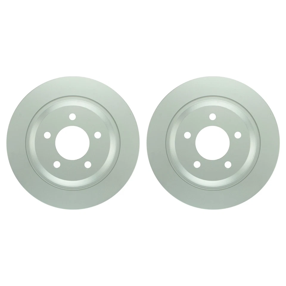 Bosch QuietCast Pair Set of Rear Disc Brake Rotors for Honda CR-V L4 4WD AWD FWD - Image 1 of 1