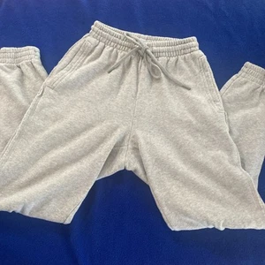 AERIE GRAY ELASTIC WAIST WITH Drawstring JOGGER BOTTOM SWEAT PANTS WOMENS XS - Picture 1 of 6