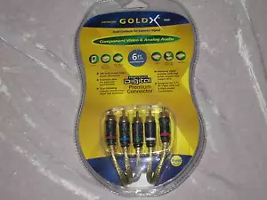 6 ft. Component Video & Analog Audio Cable HDTV VCR Satellite Receiver NEW! - Picture 1 of 1