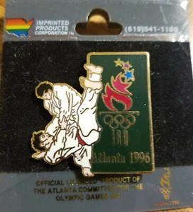 1996 Atlanta Limited Edition Olympic Judo Sports Pin - Picture 1 of 1