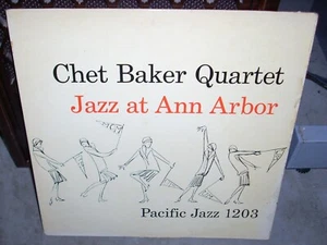 CHET BAKER jazz at ann arbor ( jazz ) pacific 1203 DG - Picture 1 of 4