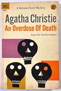 CHRISTIE: An Overdose of Death (Hercule Poirot No. 23) (Dell Books, 1960) - Picture 1 of 4