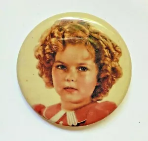 Vintage Shirley Temple Pinback Button - Picture 1 of 2