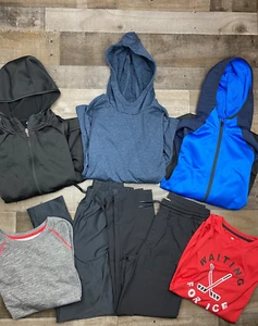 Old Navy All in Motion Boys Lot of 7 Youth XL Pants Shirts Hoodies Fall/Winter - Picture 1 of 22