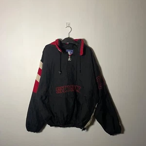 Rare Vintage Black San Diego State Aztecs Starter Heavy Jacket Size L - Picture 1 of 6