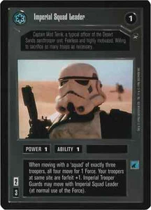 Imperial Squad Leader (A New Hope-Limited) | Decipher Star Wars CCG | NM/LP - Picture 1 of 1
