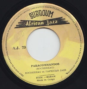 ROCHEREAU et L'AFRICAN JAZZ * 60's LATIN RUMBA DRC CONGO 45 * Listen! - Picture 1 of 2