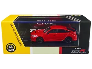 Modelo diecast 1/64 Honda Civic Type R FL5 (rojo rallye) 2023 de Paragon PA-55582 - Imagen 1 de 2