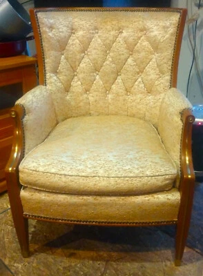 French Louis XV Bergere Arm Chair - Image 1 of 4