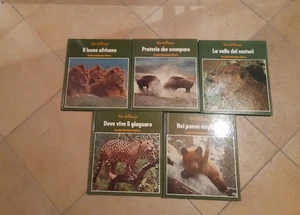 DISNEY NATURA 5 VOLUMI AA.VV.  ARNOLDO MONDADORI 1° ED. 1975. - Picture 1 of 5