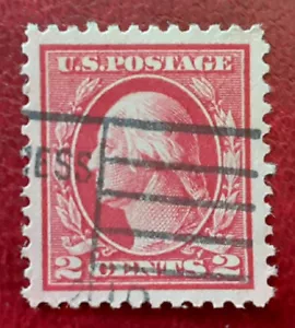US 1917 2c Used Scott 499 Washington U-95 XF/S 3059 - Picture 1 of 2
