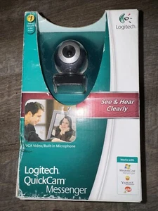 Logitech C250 Webcam Built-in Microphone RightSound Video Filters AT - Picture 1 of 6