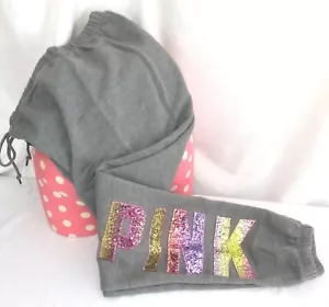 Victoria's Secret Pink BLING CLASSIC PANT SWEATPANTS SWEATPANTS NEU MIT ETIKETT XS - Bild 1 von 6