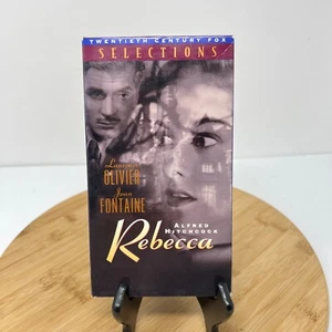 Rebecca VHS 1940/1996 Black and White Alfred Hitchcock RARE Laurence Olivier - Picture 1 of 10