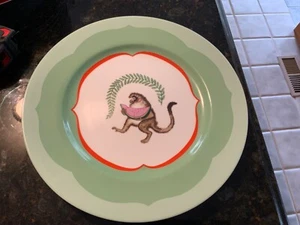 Lynn Chase Monkey Business 12" Charger-Large Heavy Discontinued xmas gift idea - Picture 1 of 5
