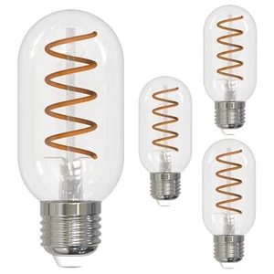 Diodesy 4PK LED T14 Curved Light Bulb E26, 4.5W, 40W, 2100K, 350LM, CRI80 - Picture 1 of 1