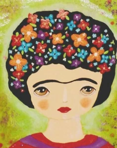 Art PRINTS, Wall Decor, Frida Print, Naive Art - Picture 1 of 3