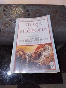 N. ABBAGNANO Storia della filosofia Volume Quinto La Filosofia Del Romanticismo - Foto 1 di 7