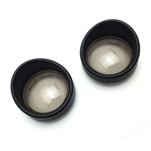 2pcs Turn Signal Indicator Light Smoke Visor Lenses Bezel for Harley for Dyna CT - Picture 1 of 6