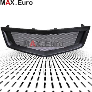 Mesh Matte Black Front Grille(Grill) Sport for Acura TSX CU2 /CW2 2009 2010