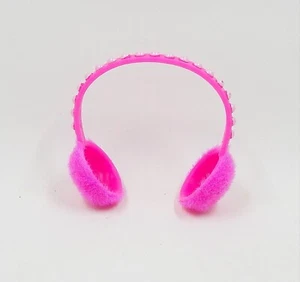 LOL Surprise OMG Dollie Disco rosa pelzige Ohrenschützer nur Ersatz - Bild 1 von 7