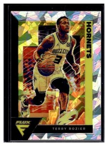 2020-21 Panini Flux Silver Cracked Ice Prizm #21 Terry Rozier Fanatics