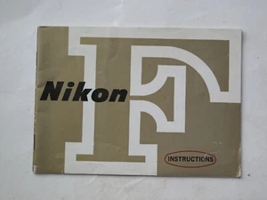 Nikon F manual de instrucciones, vendedor de EE. UU. "LQK" - Imagen 1 de 2