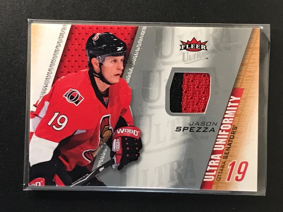 2009-10 Fleer Ultra Uniformity Jersey #UU-JS Jason Spezza - 2 Color Swatch - Image 1 of 1