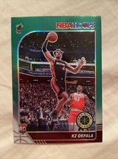 KZ Okpala Green Prizm 2019-20 NBA Hoops Premium Stock Rookie Card RC #226 Heat