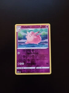JCC Pokémon Espada y Escudo Clefable: Estrellas Brillantes 054/172 Holograma Inverso Raro - Imagen 1 de 2