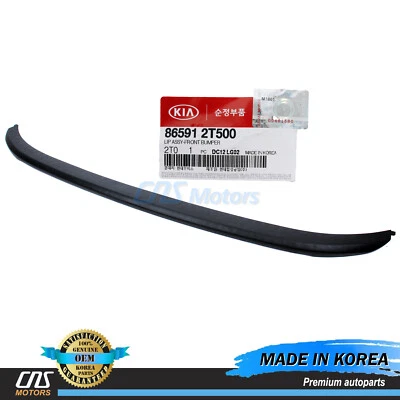 GENUINE FRONT Bumper Lip Spoiler for 2014-2015 Kia Optima OEM 865912T500⭐⭐⭐⭐⭐ Foto 1 de 3