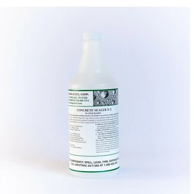STONE TECHNOLOGIES CORP Concrete Sealer X-2 hardener for countertops, pots, statues & figurines 1 Quart