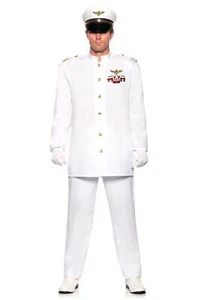 Brand New Deluxe Navy Admiral Adult Costume - Picture 1 of 1