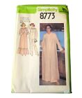 Robe de nuit pyjama vintage motif de couture simplicité 8773 miss taille 14 & 16