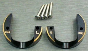 Samix RC Axial SCX10 III / Latón Capra 33 g Cubierta Portal Peso SCX3-4012B - Imagen 1 de 1