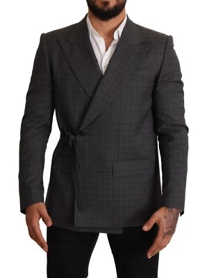 Dolce & Gabbana Veste Blazer Gris Carreaux Laine Slim Fit IT48/US38/M - Photo 1/4