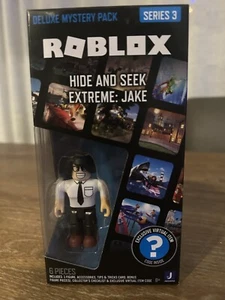Roblox Hide & Seek Jake Deluxe Mystery Pack Serie 3 con código de artículo virtual ~NUEVO - Imagen 1 de 2
