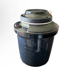 Tupperware Turbo Chef Extra Large Beater Only Pull String Black See Pics - Foto 1 di 2