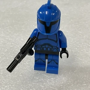 Lego Star Wars Senator Commando Blue Stormtrooper Mandalorian Minifigura - Imagen 1 de 11
