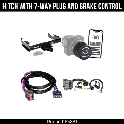 Hitch Tow PKG+ Brake Control For 63-87 Chevy GMC C/K 99-00 Ford F-350 Super Duty - Image 1 of 4