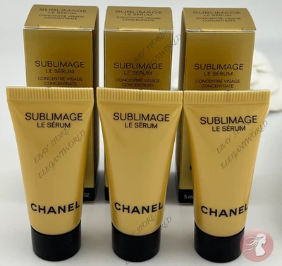 3 x Chanel Sublimage LE SERUM Concentrate 5ml / 0.17oz - Imagem 1 de 3