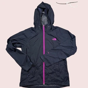 Chaqueta ligera para mujer The North Face negra/azul oscuro rosa talla mediana - Imagen 1 de 7